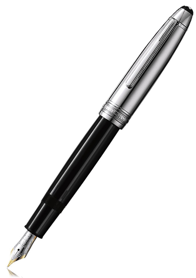 Acero Pluma Montblanc Meisterstuck Solitaire Doué Acero